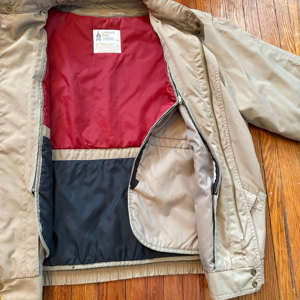 80โs London Fog Vintage Jacket w/ Removable Liner - Picture 5 of 16
